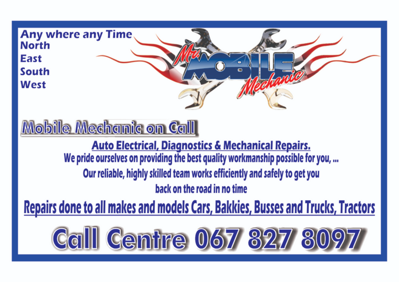 24 Hour Auto Electrician &amp; Mobile Mechanic On Call East Rand 061 494 02627