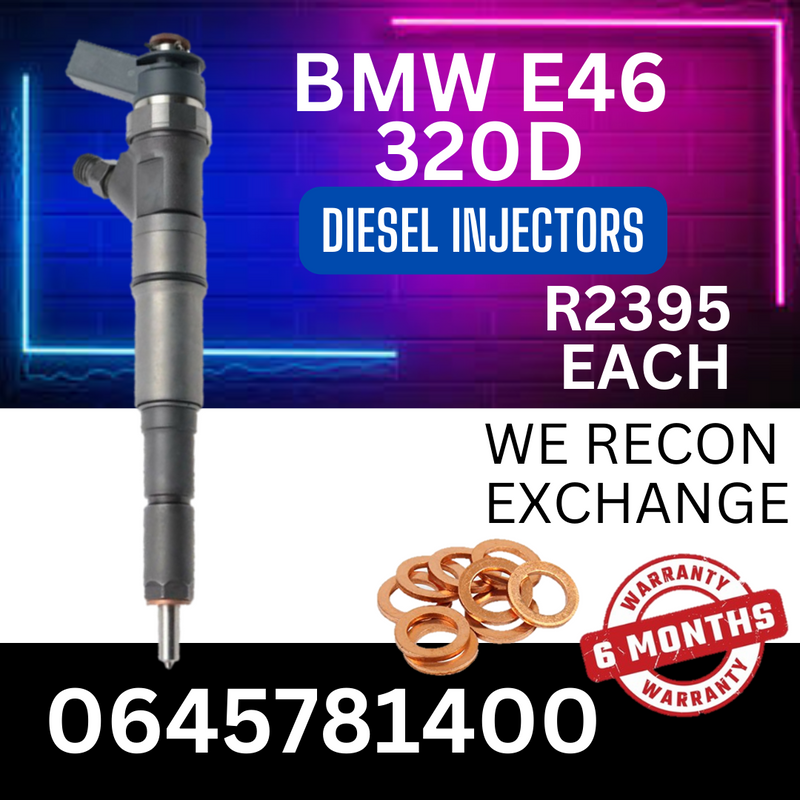 BMW E46 320d diesel injectors for sale