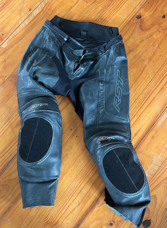 RST Leather Biker Pants