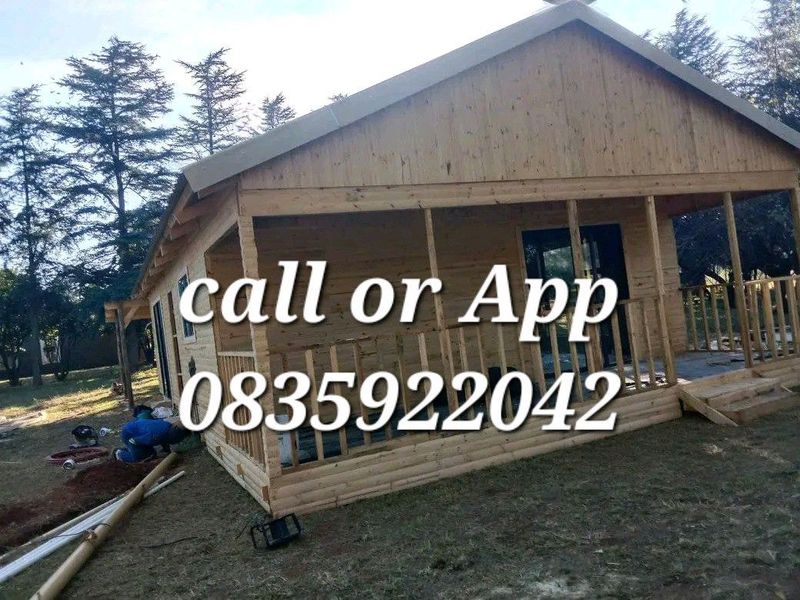 3x6mt log houses for sale