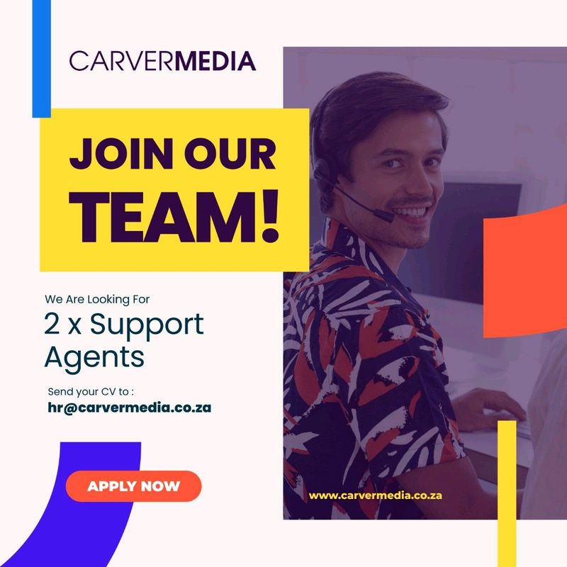 VACANCY FOR SUPPORT AGENT