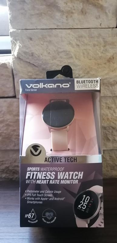 Volkano active tech trend series watch with heart rate monitor