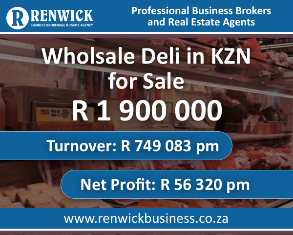 Business for Sale: Wholesale Deli
