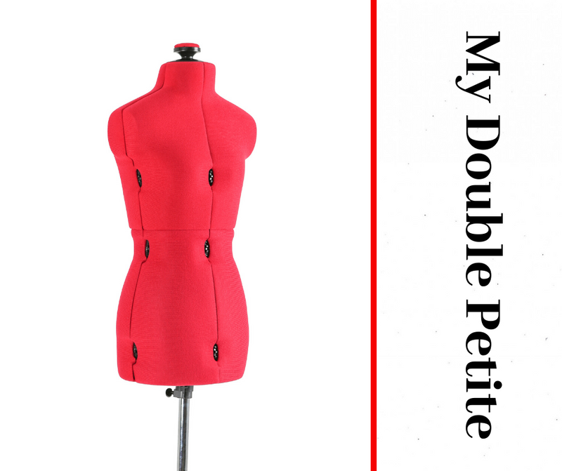 Dressmaker Doll/Sewing Mannequin/Tailors Dummy-My Double Red - Petite Form Adjustable Mannequin