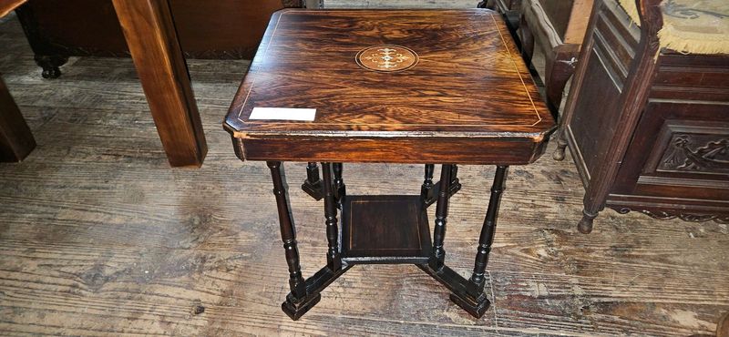 Edwardian Rosewood Occasional Table