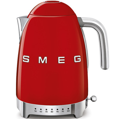 SMEG KETTLE KLF04RD**FIERY RED RETRO VARIABLE TEMPERATURE KETTLE