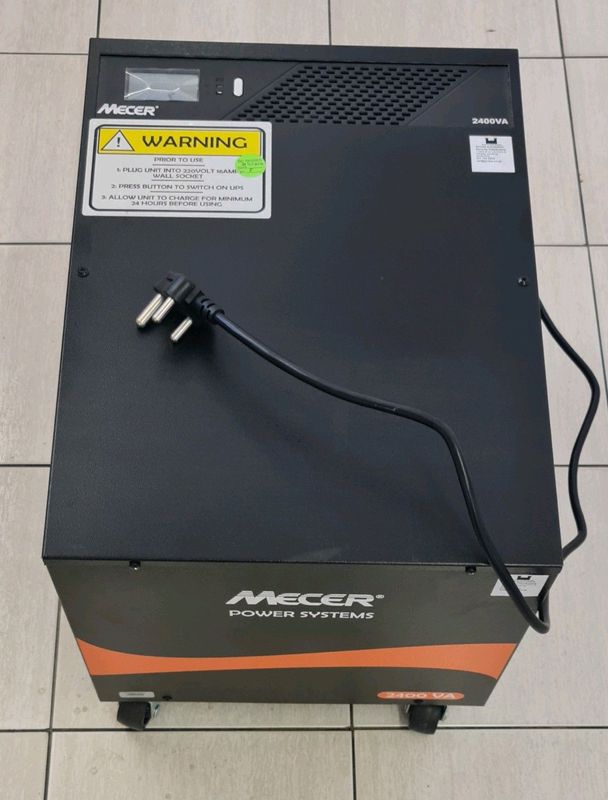 Mecer Inverter 2400VA UPS BBONE-024S&#43; Black Special New