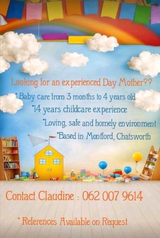 Nanny/Day mother Available