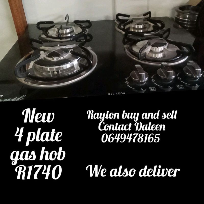 4 plate gas hob