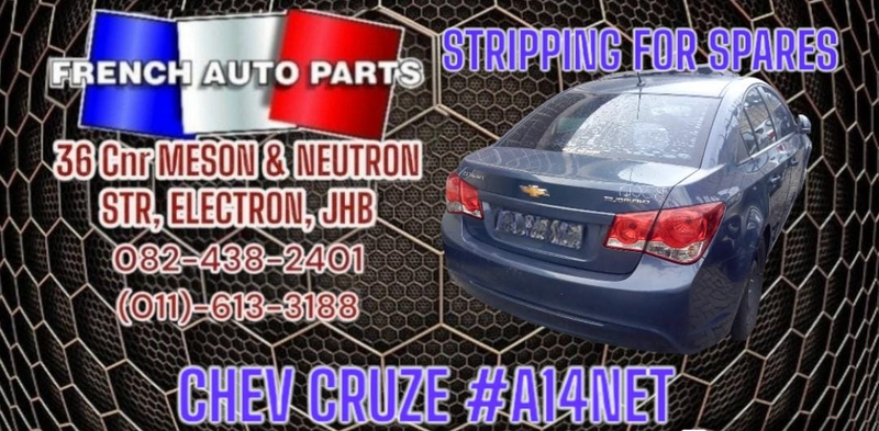 CHEV CRUZE SPARE PARTS FOR SALE AT FRENCH AUTO PARTS