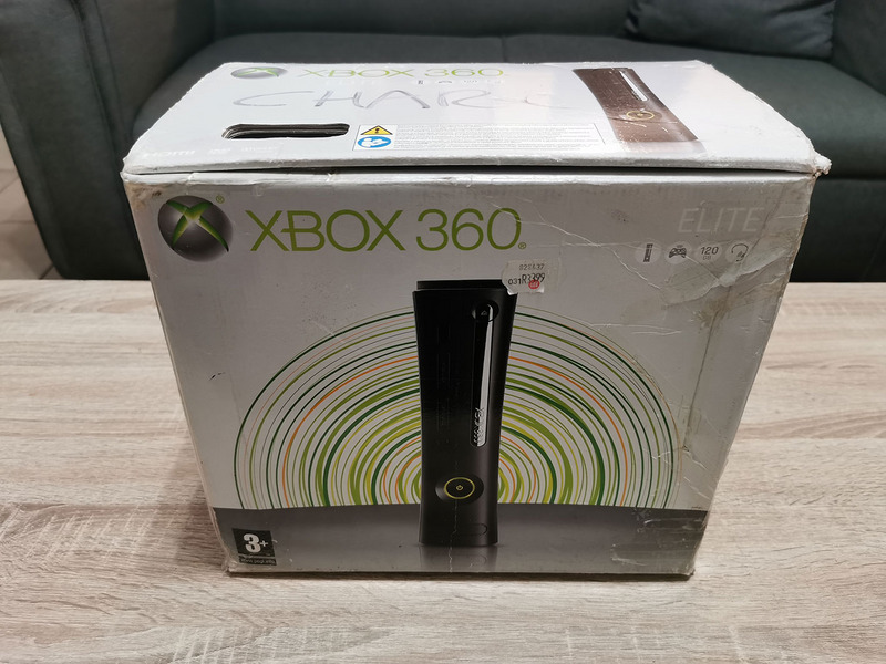 Microsoft Xbox 360 Elite (Good Condition) with Removable Hardrive |  Wireless Controller | Cables