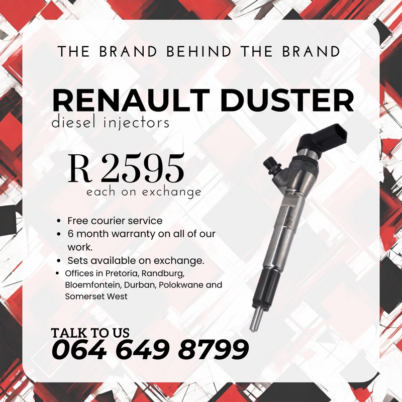 Renault Duster diesel injectors for sale on exchange