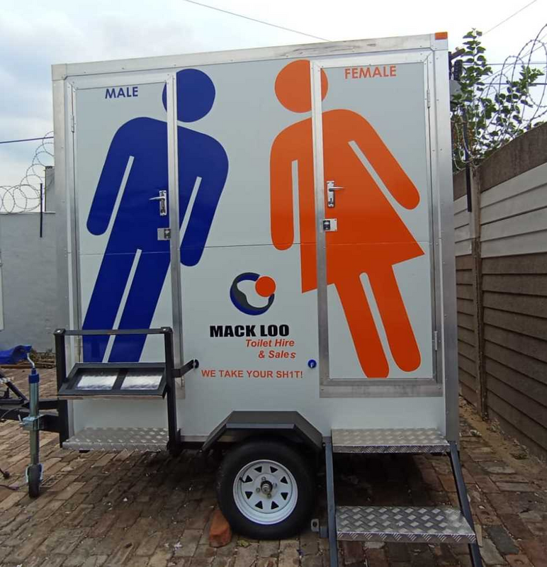 MACK LOO TRAILER TOILET HIRE - MOBILE TOILET