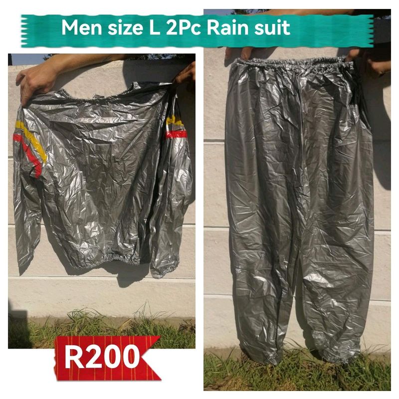 2pc rain suitSize LNew condition R200