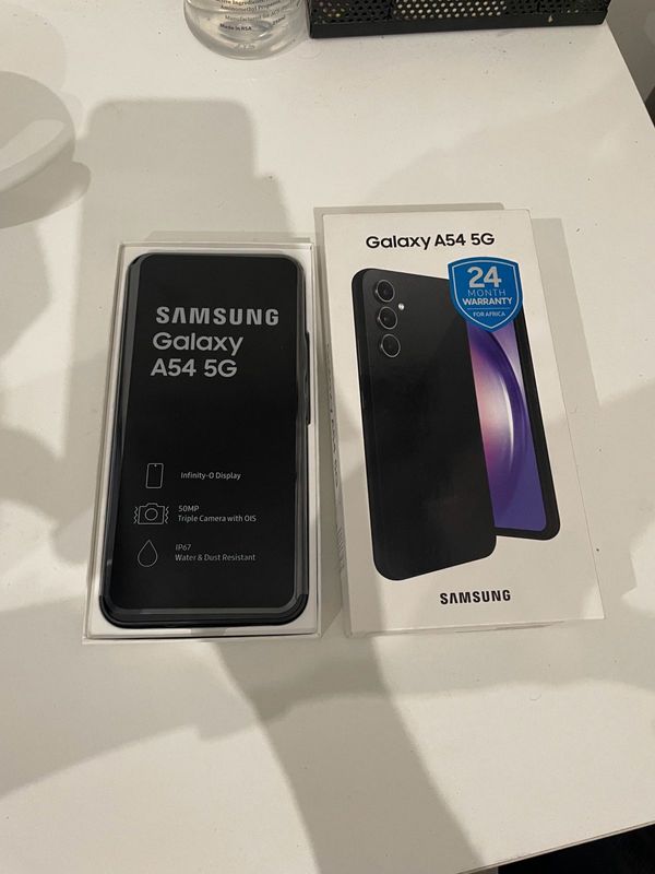 Brand New Black Samsung A54 5G, 256GB