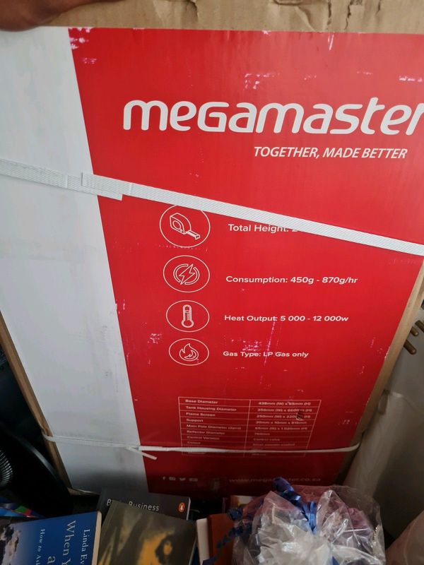Megamaster patio gas heater