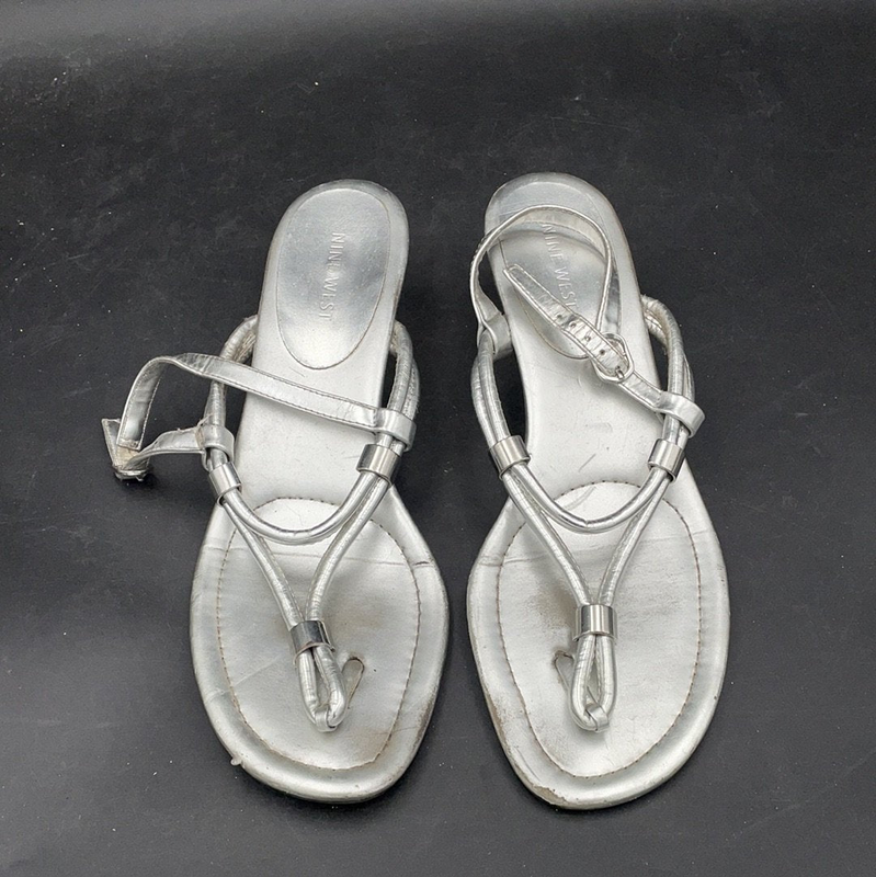 Silver sandal Nine West- A36121