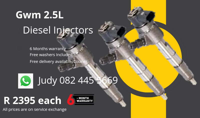 GWM 2.5L Diesel Injectors