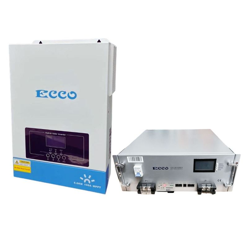 ECCO 5,5KW SOLAR INVERTER LITHIUM BATTERY FOR SALE R12000