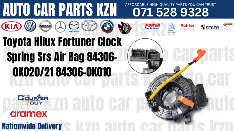 Toyota Hilux Fortuner Clock Spring Srs Air Bag 84306-0K020/21 84306-0K010