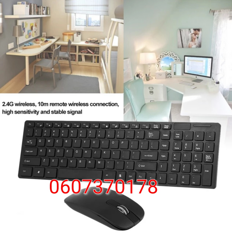 Wireless Keyboard and Mouse 2 in 1 Bundle (Brand New)