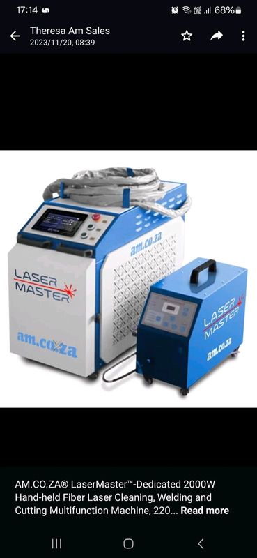 Laser welder cutter rust cleaner