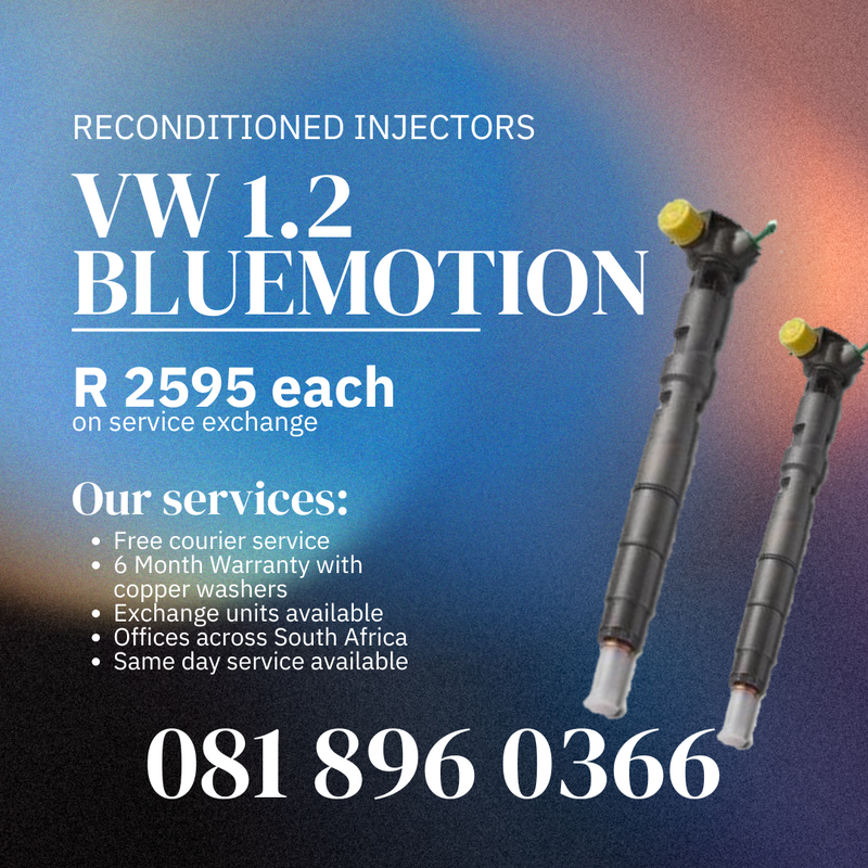 VW POLO 1.2 BLUEMTION DIESEL INJECTORS FOR SALE ON EXCHANGE