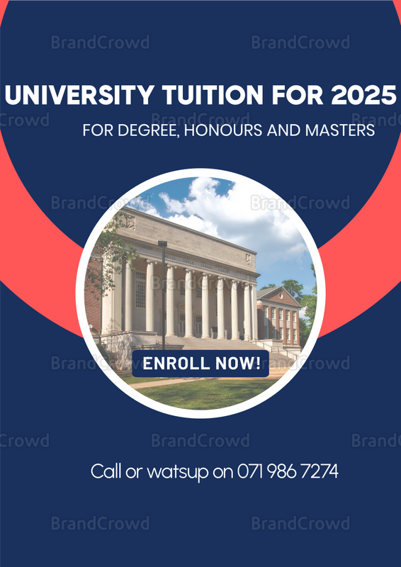 University tuitions for degree, honors and Masters students for 2024/2025