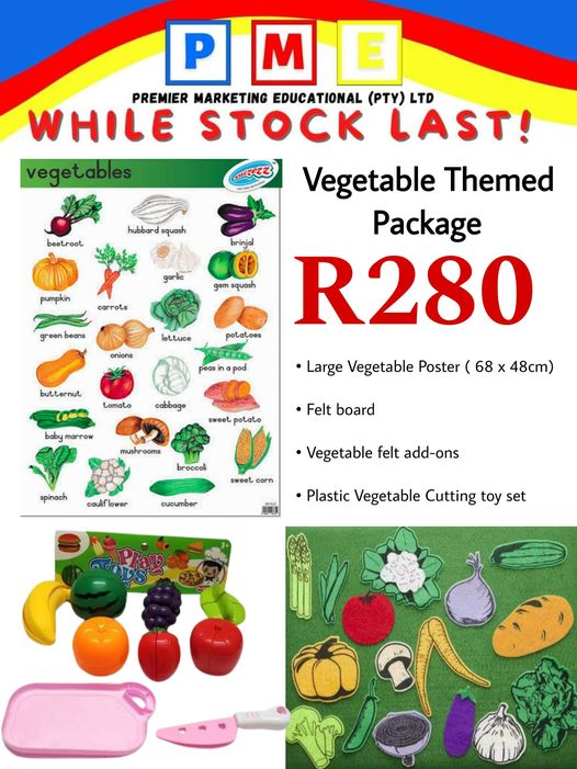 Premier Marketing Educational (Pty) Ltd Vegetable Educational Prop Set