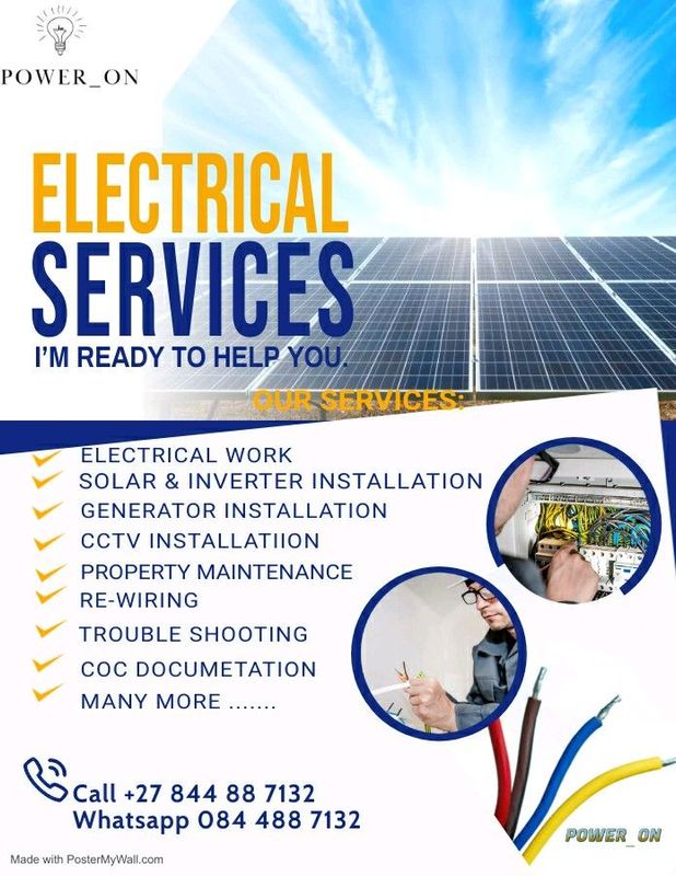 Solar installation and Electrical work