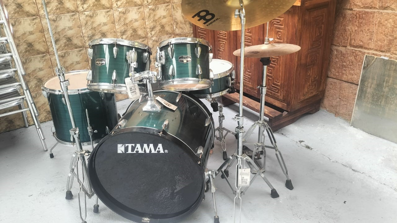 8 Pc Tama Imperial Star Drum Kit For Sale