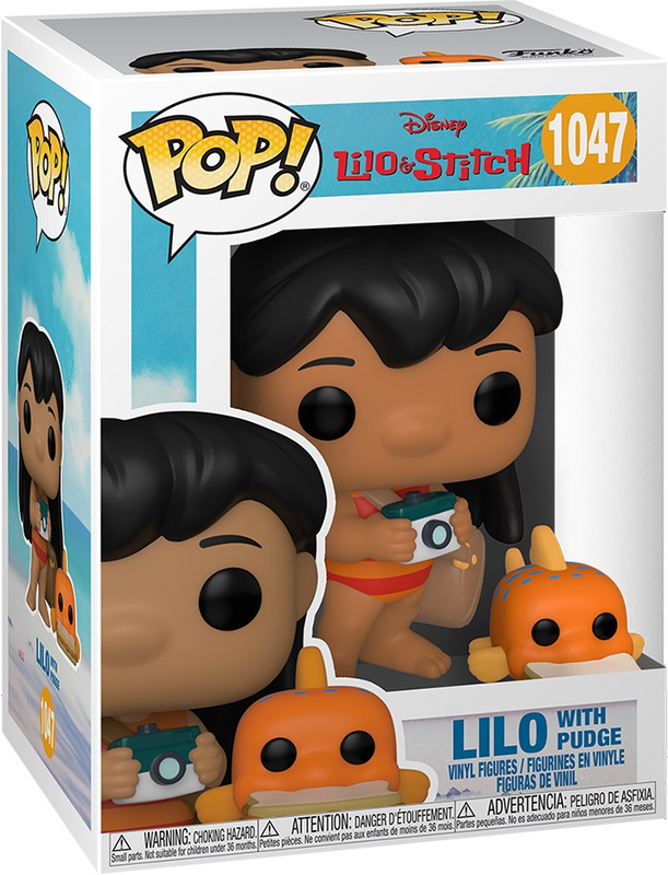Funko Pop! Disney 1047: Lilo and Stitch - Lilo with Pudge Vinyl Figure (New)