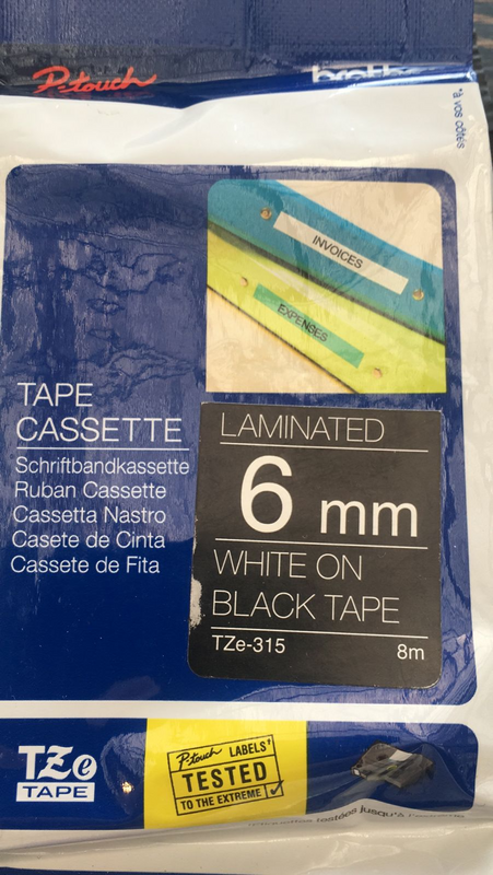 Brother Original Labelling Tapes Various