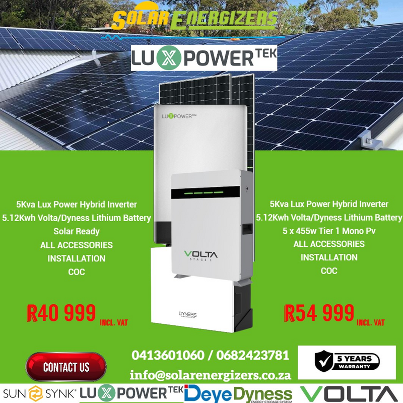 Luxpower Backup and Luxpower Solar System