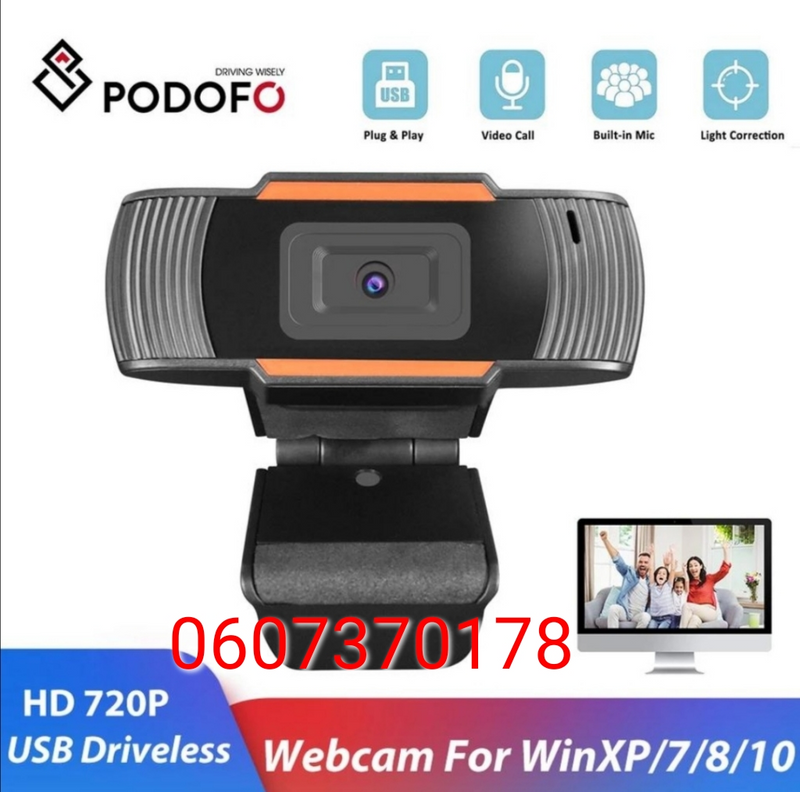 Webcam for Laptop Desktop 720P Model SE X11 (Brand New)