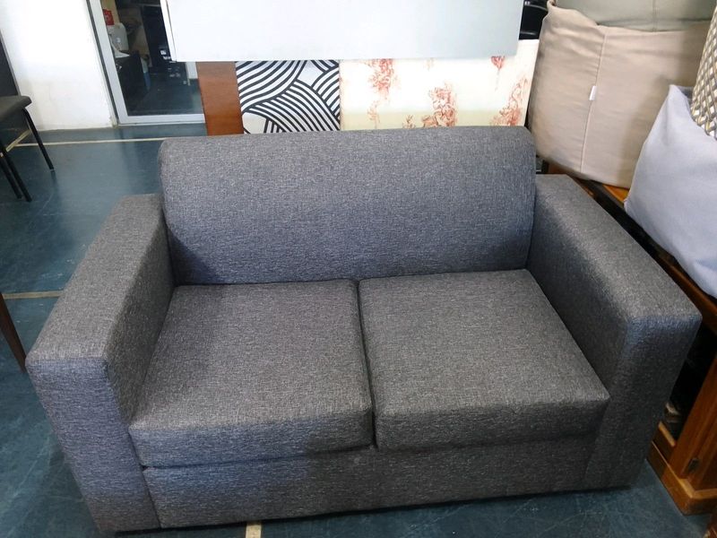 Two seater couch- greyish black