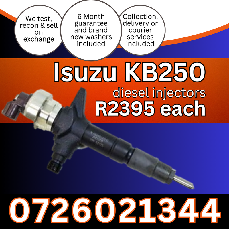 Isuzu KB250 diesel injectors for sale