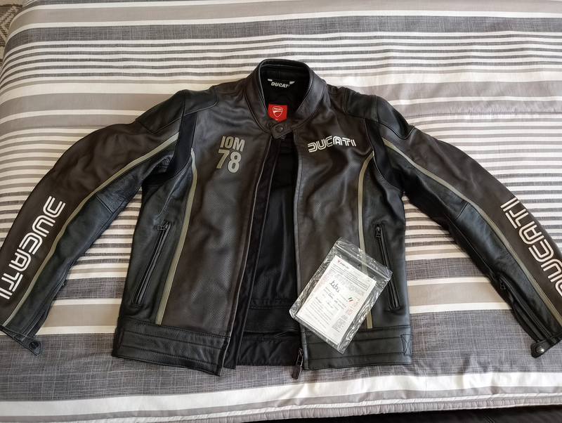 NEW Ducati Dainese Men&#39;s IOM78 Riding Jacket Size 52