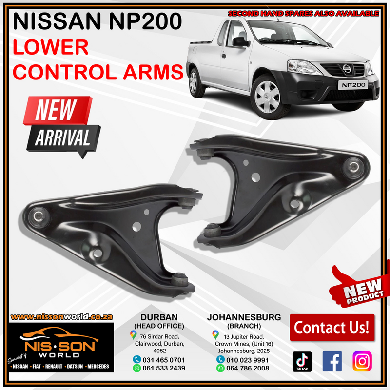 NISSAN NP200 LOWER CONTROL ARMS