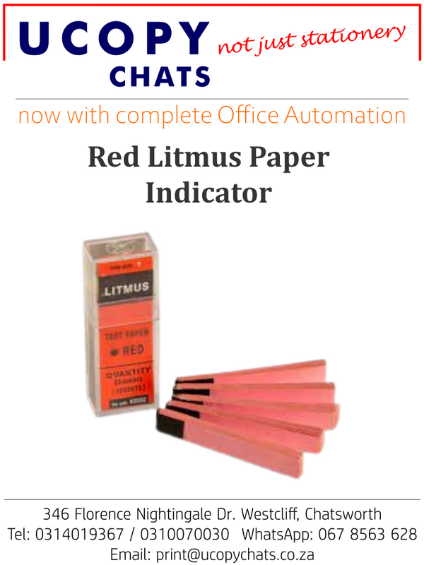 Red Litmus Paper Indicator