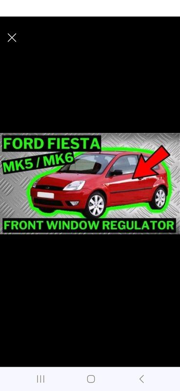 Ford fiesta window regulator repairs
