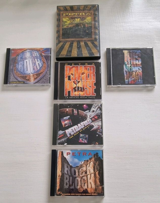 Petra collectors CDs and DVD for sale: