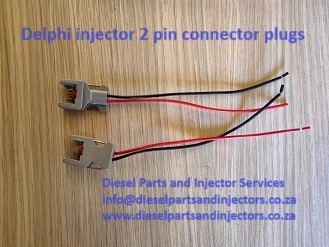 Delphi injector connector plugs.