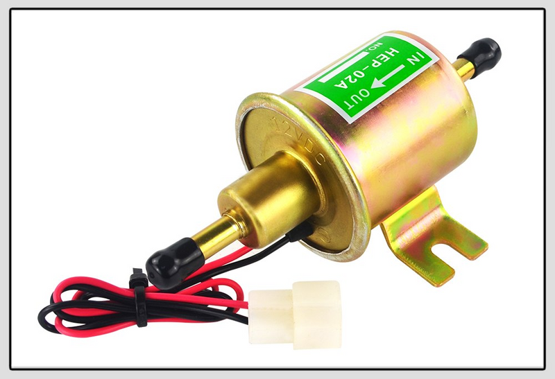 12V Low Pressure Petrol &amp; Diesel Inline Electric Fuel Pump 4-7 PSI