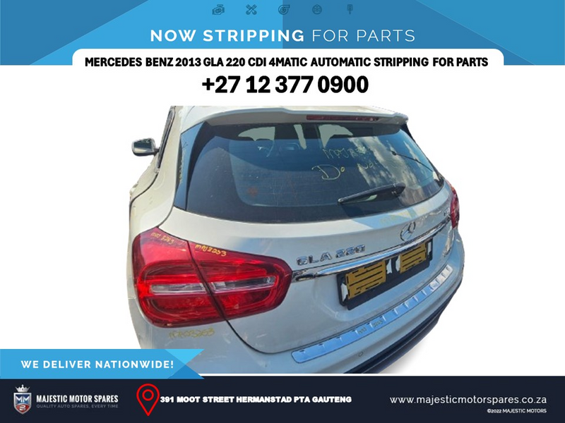 Mercedes GLA 220 cdi 4Matic stripping for parts