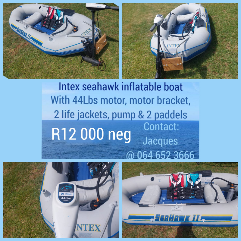 Intex seahawk inflatable boat!