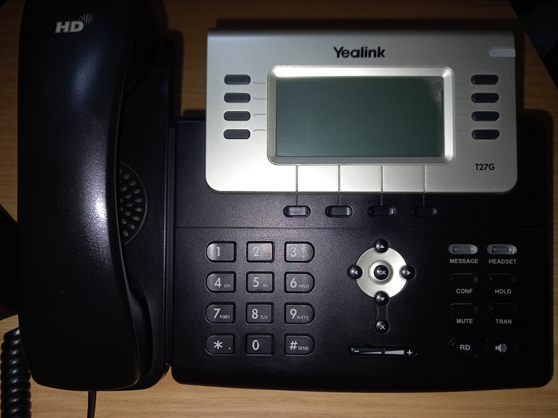 YEALINK T27G SIP VOIP IP PHONE (USED BUT LIKE NEW)