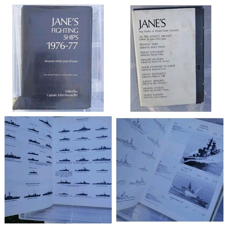 Jane&#39;s Fighting Ships 1976-77 bookby Moore, Capt. John (ed)R1000