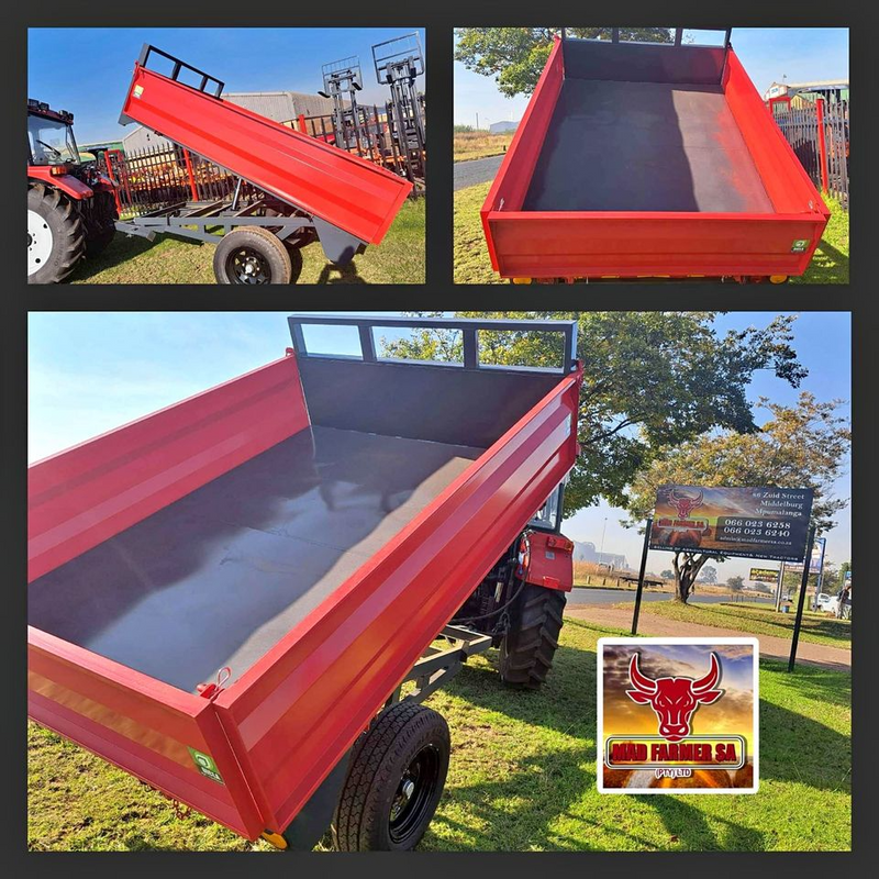 New RSA tipper trailers available for sale at Mad Farmer SA