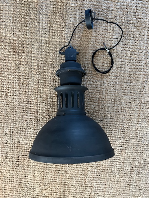 Large black pendant light NEW